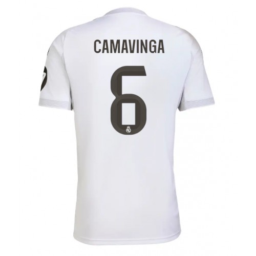 Real Madrid Eduardo Camavinga #6 Replica Home Stadium Shirt 2025-26 Short Sleeve